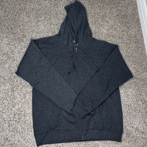 Hanes Men's Dark Gray Zip-Up Sweater